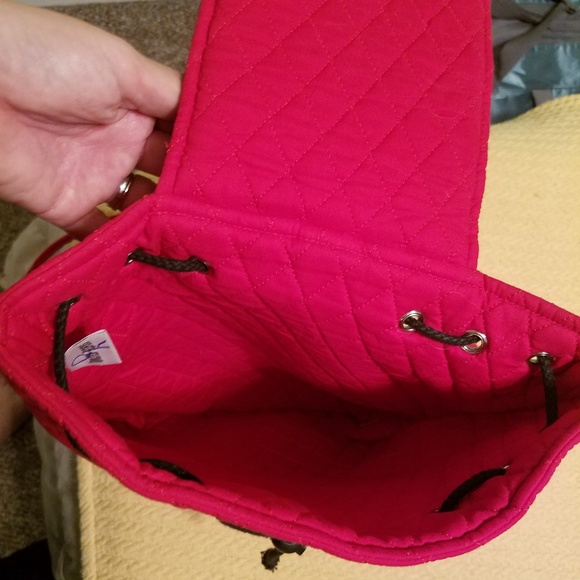 NC State Drawstring Quilted Backpack - Picture 5 of 5